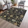 thumbnail image 1 of Addison Rugs Chantille Indoor/Outdoor Traditional Global Black Machine Washable Rectangle Rug, 8' x 10', 1 of 8