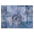 thumbnail image 1 of Dalyn Rugs Machine Washable Indoor/Outdoor Chantille Blue 1'8" x 2'6" Rug, 1 of 7