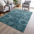 thumbnail image 1 of Addison Rugs Chantille Indoor/Outdoor Transitional Panels Blue Machine Washable Rectangle Rug, 10' x 14', 1 of 8