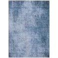 thumbnail image 1 of HomeRoots 625306 10 x 14 ft. Blue & Sky Blue Abstract Washable Transitional Indoor & Outdoor Rectangle Area Rug, 1 of 9