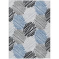 thumbnail image 1 of Dalyn Rugs Machine Washable Indoor/Outdoor Chantille Blue 10' x 14' Rug, 1 of 9