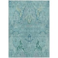 thumbnail image 1 of Dalyn Rugs Machine Washable Indoor/Outdoor Chantille Blue 10' x 14' Rug, 1 of 9