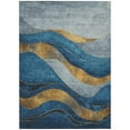 thumbnail image 1 of Dalyn Rugs Machine Washable Indoor/Outdoor Chantille Blue 10' x 14' Rug, 1 of 9