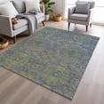 thumbnail image 1 of Addison Rugs Chantille Indoor/Outdoor Transitional Panels Blue Machine Washable Rectangle Rug, 10' x 14', 1 of 8