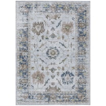 Dalyn Rugs Machine Washable Indoor/Outdoor Chantille Blue 10' x 14' Rug
