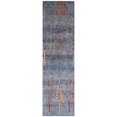 thumbnail image 1 of Dalyn Rugs Machine Washable Indoor/Outdoor Chantille Blue 2'3" x 7'6" Runner Rug, 1 of 7