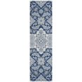 thumbnail image 1 of Dalyn Rugs Machine Washable Indoor/Outdoor Chantille Blue 2'3" x 7'6" Runner Rug, 1 of 7