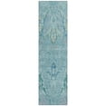thumbnail image 1 of Dalyn Rugs Machine Washable Indoor/Outdoor Chantille Blue 2'3" x 7'6" Runner Rug, 1 of 7