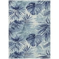 thumbnail image 1 of Dalyn Rugs Machine Washable Indoor/Outdoor Chantille Blue 2'6" x 3'10" Rug, 1 of 9