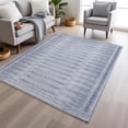 thumbnail image 1 of Addison Rugs Chantille Indoor/Outdoor Transitional Border Blue Machine Washable Rectangle Rug, 9' x 12', 1 of 8