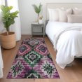 thumbnail image 1 of Addison Rugs Chantille Indoor/Outdoor Transitional Aztec Blush Machine Washable Runner Rug, 2'3" x 7'6", 1 of 7