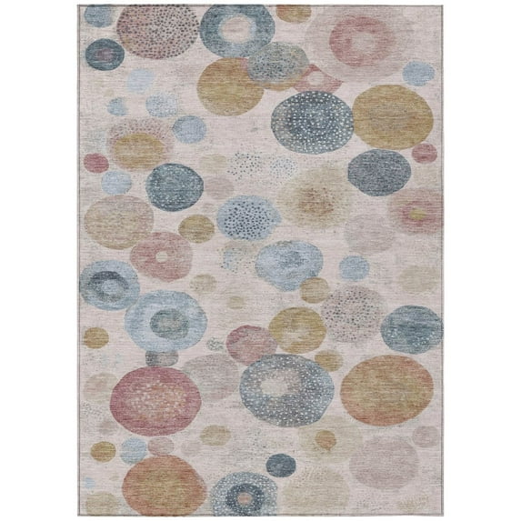 Dalyn Rugs Machine Washable Indoor/Outdoor Chantille Blush 3' x 5' Rug