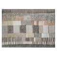 thumbnail image 1 of Dalyn Rugs Machine Washable Indoor/Outdoor Chantille Brown 1'8" x 2'6" Rug, 1 of 7