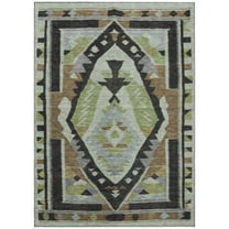 Dalyn Rugs Machine Washable Indoor/Outdoor Chantille Brown 10' x 14' Rug