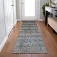 thumbnail image 1 of Addison Rugs Chantille Indoor/Outdoor Transitional Floral Brown Machine Washable Runner Rug, 2'3" x 7'6", 1 of 8