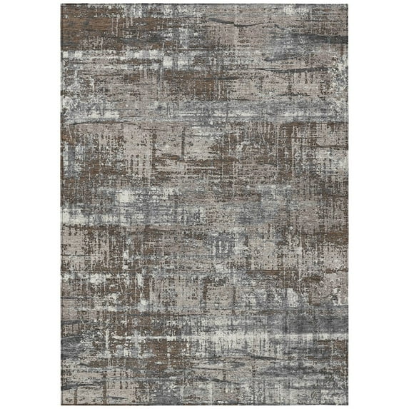 Dalyn Rugs Machine Washable Indoor/Outdoor Chantille Brown 2'6" x 3'10" Rug