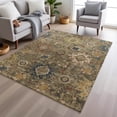 thumbnail image 1 of Addison Rugs Chantille Indoor/Outdoor Traditional Global Brown Machine Washable Rectangle Rug, 5' x 7'6", 1 of 8