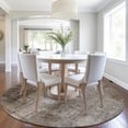 thumbnail image 1 of Addison Rugs Chantille Indoor/Outdoor Transitional Abstract Brown Machine Washable Round Rug, 8' x 8', 1 of 8