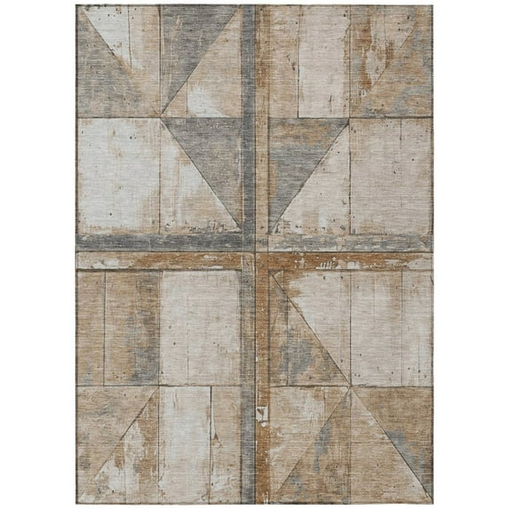 Dalyn Rugs Machine Washable Indoor/Outdoor Chantille Copper 10' x 14' Rug