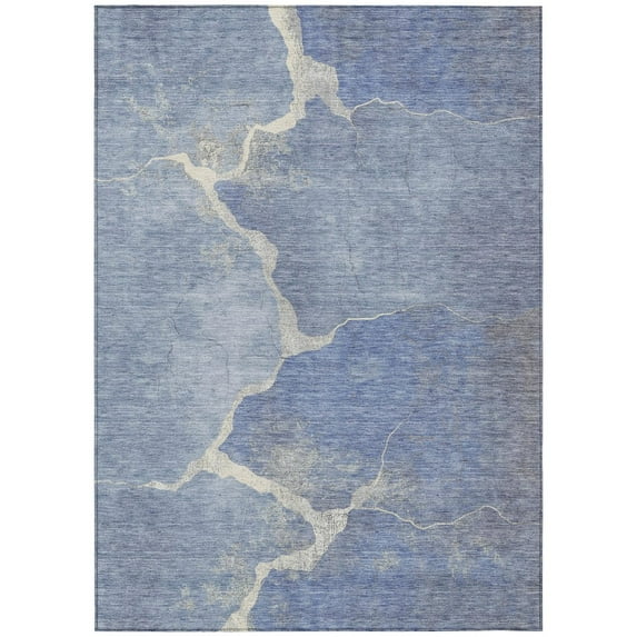 Dalyn Rugs Machine Washable Indoor/Outdoor Chantille Denim 2'6" x 3'10" Rug