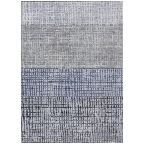 Dalyn Rugs Machine Washable Indoor/Outdoor Chantille Denim 2'6" x 3'10" Rug