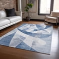 thumbnail image 1 of Addison Rugs Chantille Indoor/Outdoor Transitional Swirls Denim Machine Washable Rectangle Rug, 3' x 5', 1 of 8