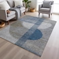 thumbnail image 1 of Addison Rugs Chantille Indoor/Outdoor Transitional Geometric Denim Machine Washable Rectangle Rug, 8' x 10', 1 of 8