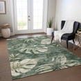 thumbnail image 1 of Addison Rugs Chantille Indoor/Outdoor Transitional Floral Fern Machine Washable Rectangle Rug, 9' x 12', 1 of 8