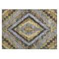 thumbnail image 1 of Dalyn Rugs Machine Washable Indoor/Outdoor Chantille Gold 1'8" x 2'6" Rug, 1 of 7