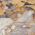 thumbnail image 1 of HomeRoots 625480 10 x 14 ft. Gold & Charcoal Abstract Washable Transitional Indoor & Outdoor Rectangle Area Rug, 1 of 1