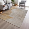 thumbnail image 1 of Addison Rugs Chantille Indoor/Outdoor Transitional Geometric Gold Machine Washable Rectangle Rug, 8' x 10', 1 of 8