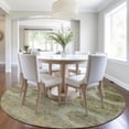 thumbnail image 1 of Addison Rugs Chantille Indoor/Outdoor Transitional Panels Gold Machine Washable Round Rug, 8' x 8', 1 of 8