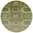 thumbnail image 1 of Dalyn Rugs Machine Washable Indoor/Outdoor Chantille Gold 8' x 8' Round Rug, 1 of 7