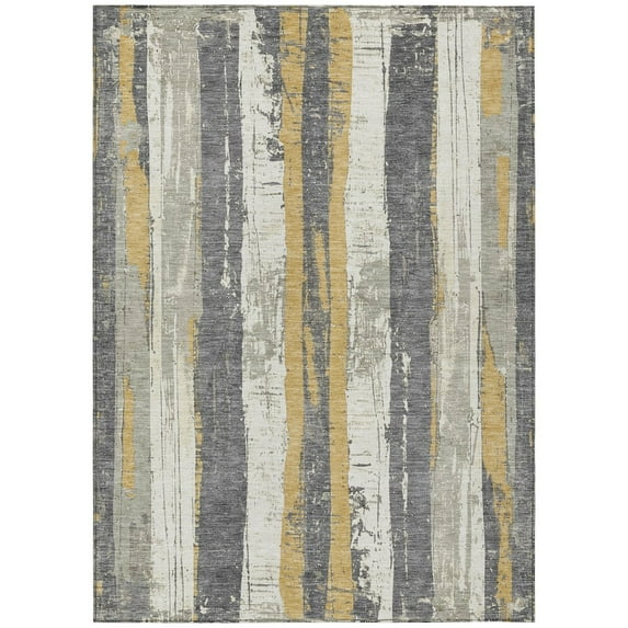 Dalyn Rugs Machine Washable Indoor/Outdoor Chantille Gold 9' x 12' Rug
