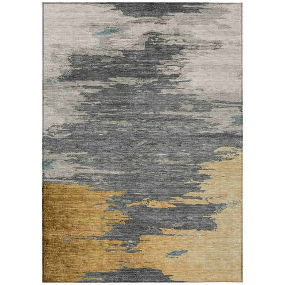 Dalyn Rugs Machine Washable Indoor/Outdoor Chantille Gold 9' x 12' Rug