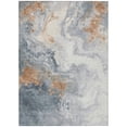 thumbnail image 1 of Dalyn Rugs Machine Washable Indoor/Outdoor Chantille Gray 2'6" x 3'10" Rug, 1 of 9