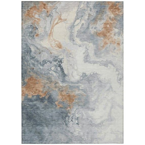 Dalyn Rugs Machine Washable Indoor/Outdoor Chantille Gray 2'6" x 3'10" Rug