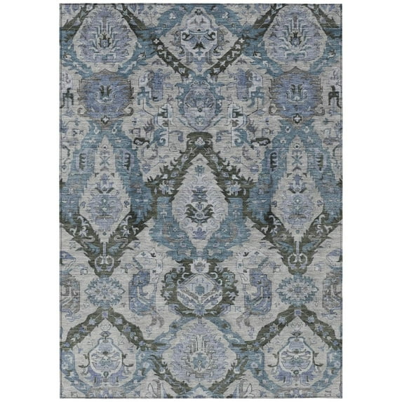 Dalyn Rugs Machine Washable Indoor/Outdoor Chantille Gray 3' x 5' Rug