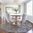 thumbnail image 1 of Addison Rugs Chantille Indoor/Outdoor Transitional Modern Gray Machine Washable Round Rug, 8' x 8', 1 of 8