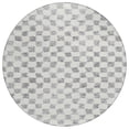 thumbnail image 1 of Dalyn Rugs Machine Washable Indoor/Outdoor Chantille Gray 8' x 8' Round Rug, 1 of 7