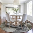 thumbnail image 1 of Addison Rugs Chantille Indoor/Outdoor Transitional Abstract Gray Machine Washable Round Rug, 8' x 8', 1 of 8