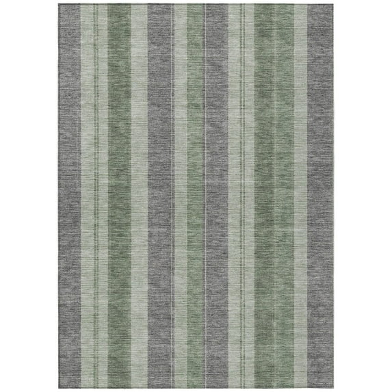 Dalyn Rugs Machine Washable Indoor/Outdoor Chantille Green 2'6" x 3'10" Rug