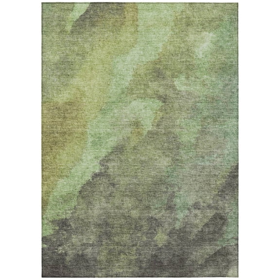 Dalyn Rugs Machine Washable Indoor/Outdoor Chantille Green 3' x 5' Rug