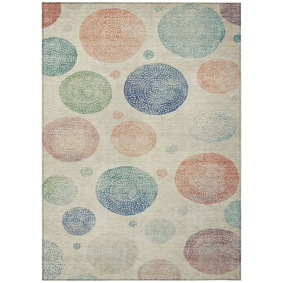 Dalyn Rugs Machine Washable Indoor/Outdoor Chantille Ivory 3' x 5' Rug