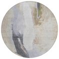 thumbnail image 1 of Dalyn Rugs Machine Washable Indoor/Outdoor Chantille Ivory 8' x 8' Round Rug, 1 of 7