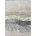 thumbnail image 1 of Dalyn Rugs Machine Washable Indoor/Outdoor Chantille Ivory 9' x 12' Rug, 1 of 9