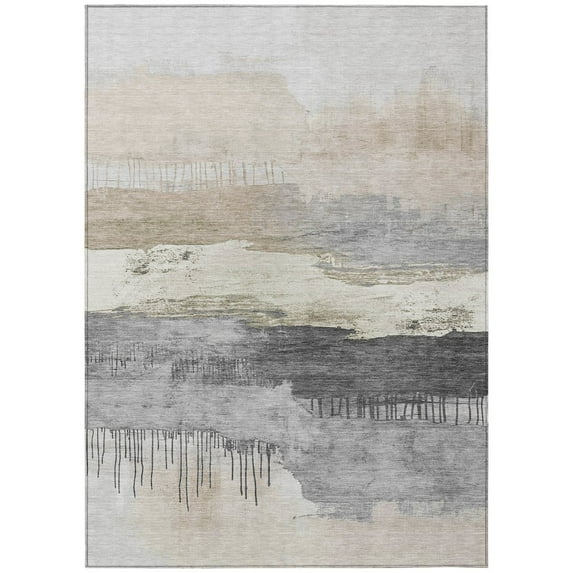 Dalyn Rugs Machine Washable Indoor/Outdoor Chantille Ivory 9' x 12' Rug