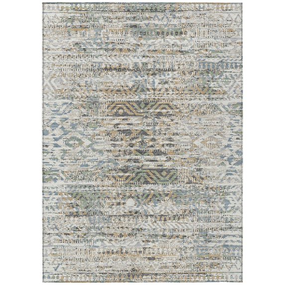 Dalyn Rugs Machine Washable Indoor/Outdoor Chantille Ivory 9' x 12' Rug