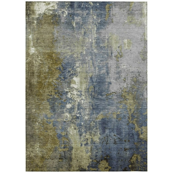 Dalyn Rugs Machine Washable Indoor/Outdoor Chantille Khaki 5' x 7'6" Rug
