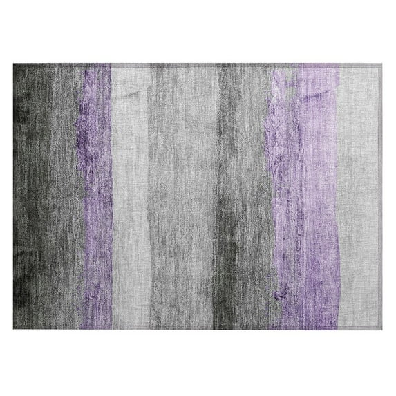 Dalyn Rugs Machine Washable Indoor/Outdoor Chantille Lavender 1'8" x 2'6" Rug